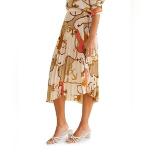 Mango Naomi pleated skirt